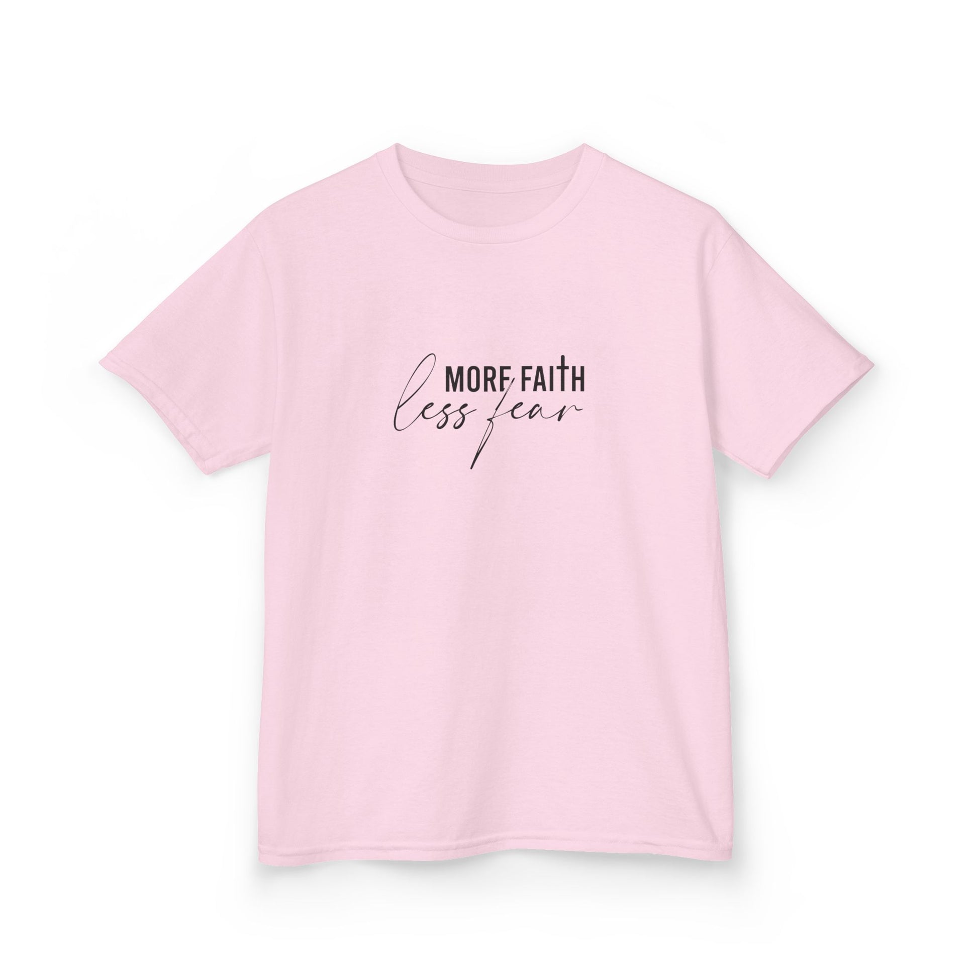 Camiseta Más Fe, Menos Miedo para Niños de SNRUE® 