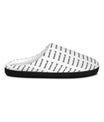 SNRUE® Zapatillas Acogedoras para Interior – Monograma Blanco 