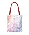 Pastel Calligraphy Tote Bag by SNRUE®