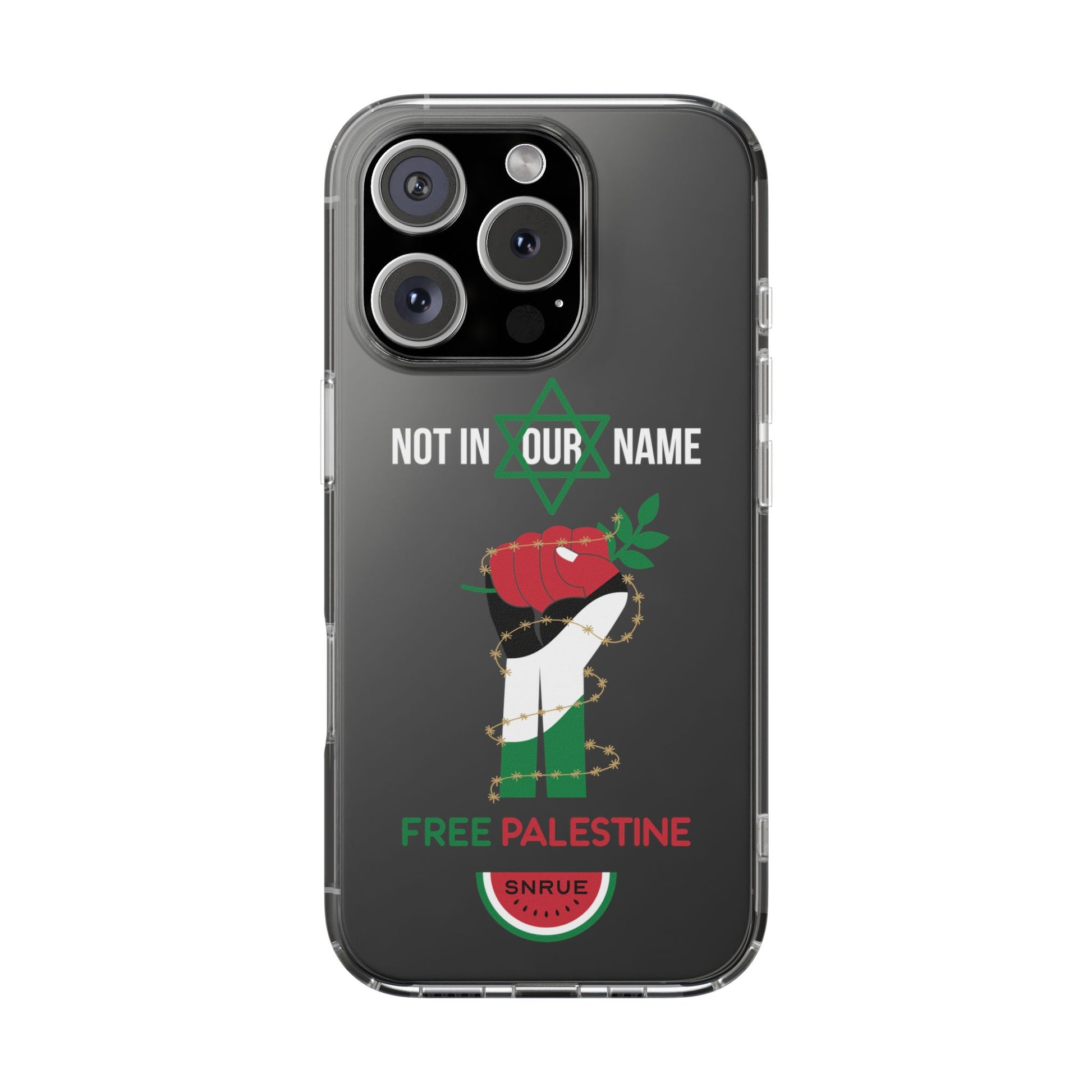 Capa de Telefone Free Palestine da SNRUE® 