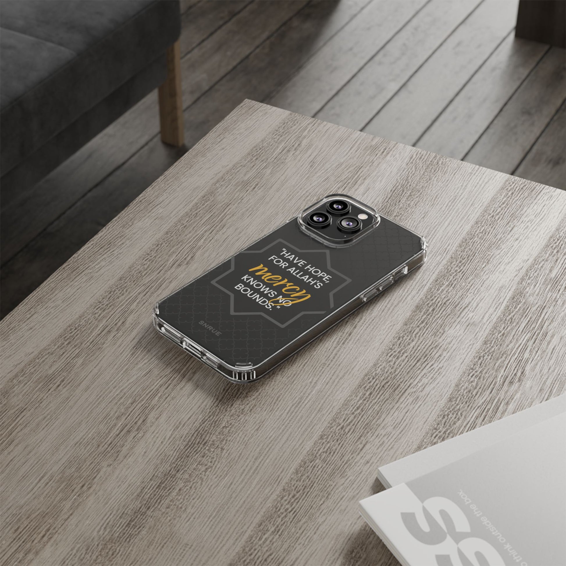 Faith Clear Phone Case von SNRUE® 