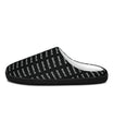 SNRUE® Zapatillas Acogedoras para Interior – Monograma Negro 