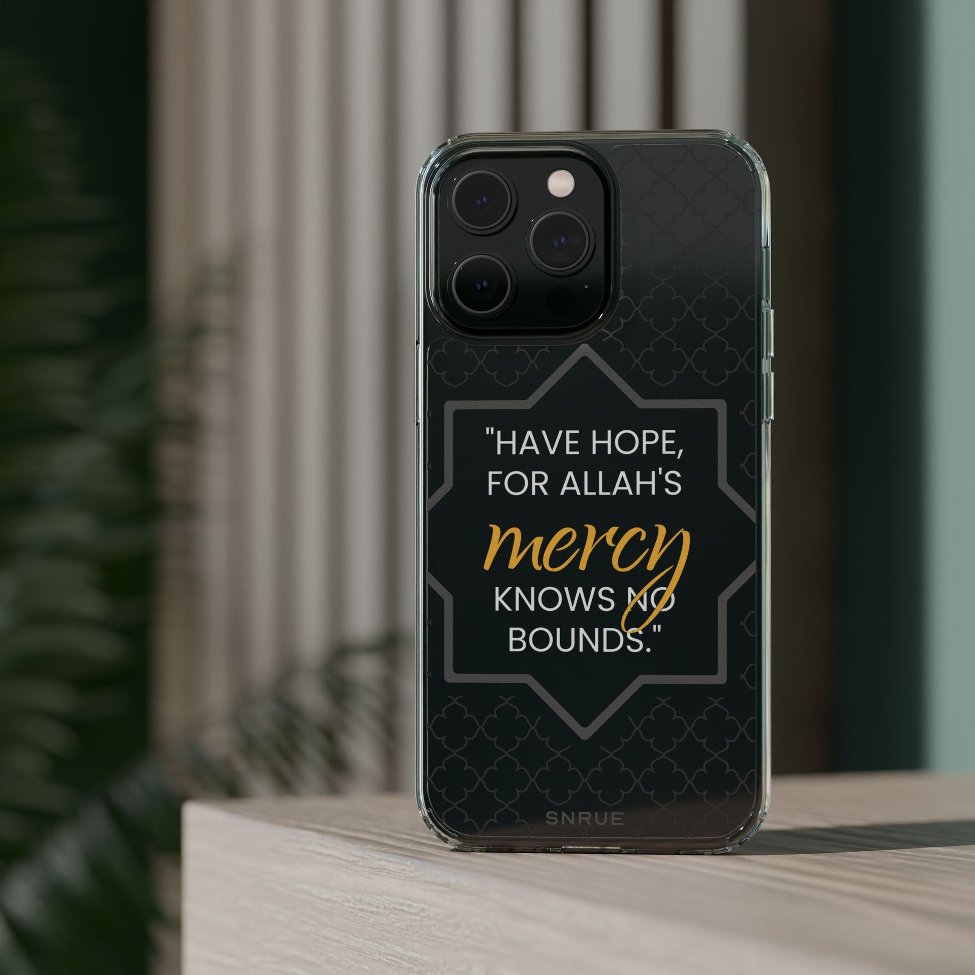 Faith Clear Phone Case von SNRUE® 