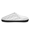 SNRUE® Zapatillas Acogedoras para Interior – Monograma Blanco 