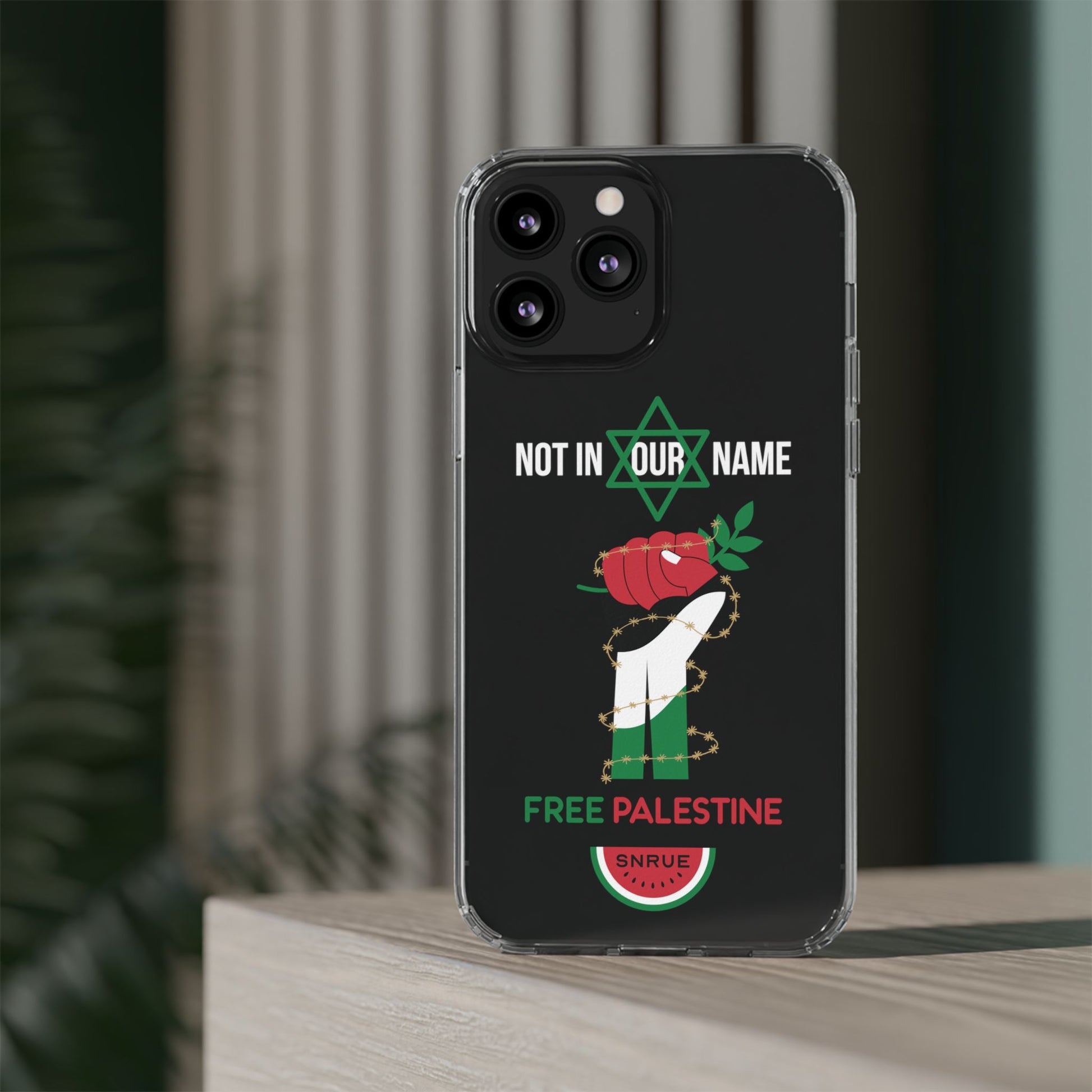 Capa de Telefone Free Palestine da SNRUE® 