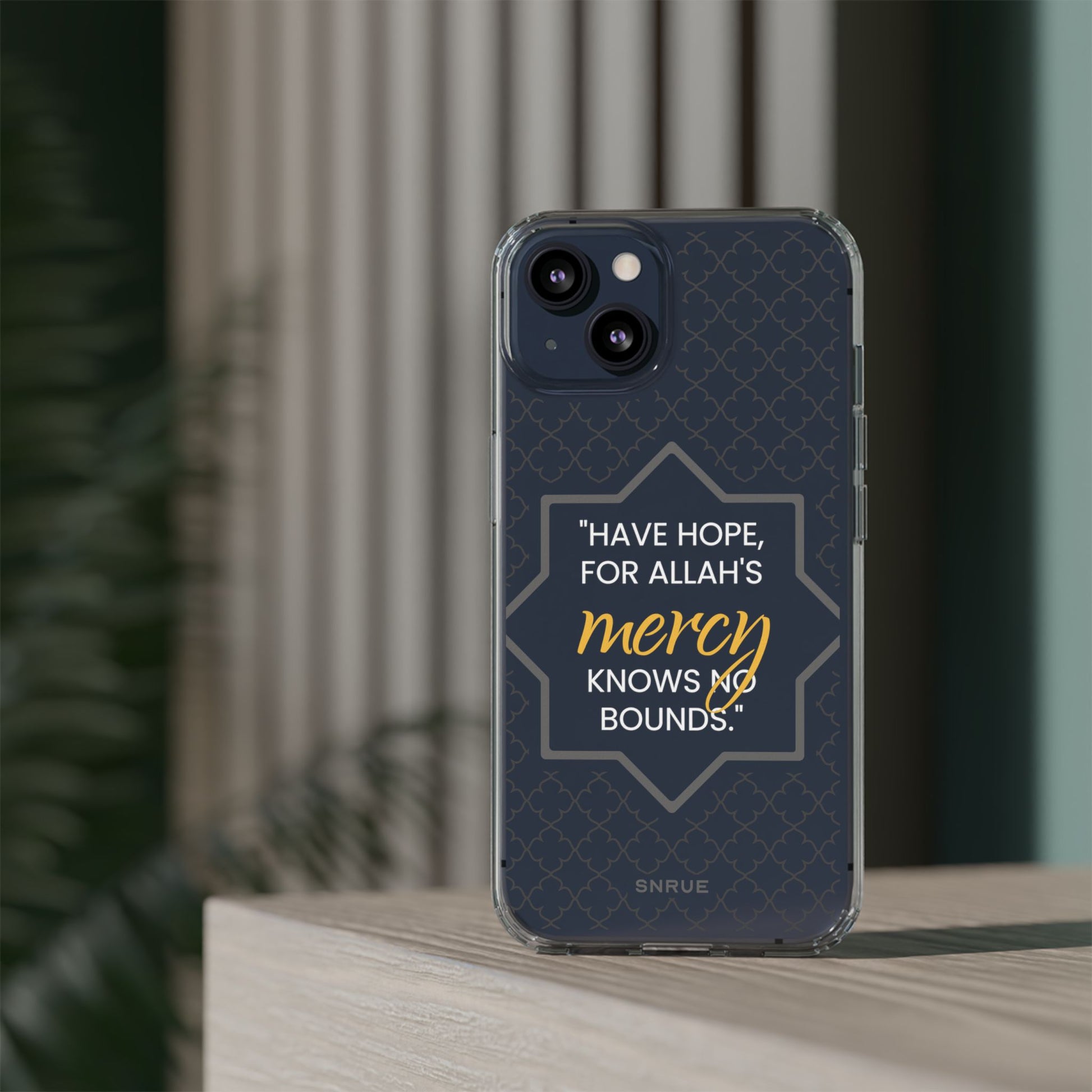 Faith Clear Phone Case von SNRUE® 