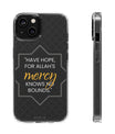 Faith Clear Phone Case von SNRUE® 