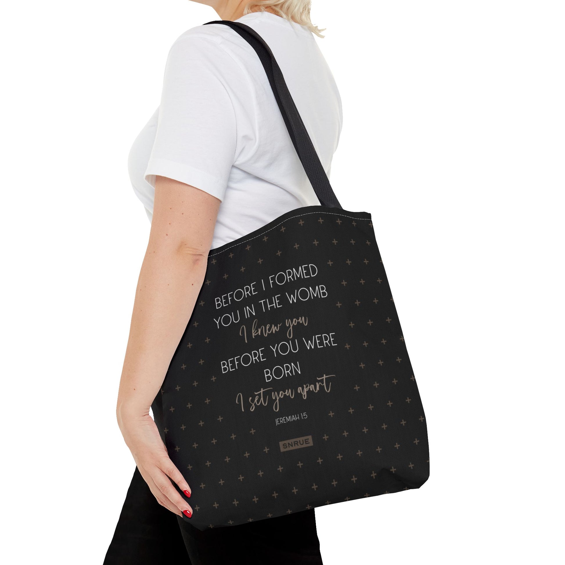 Faith & Purpose Tote Bag von SNRUE® 