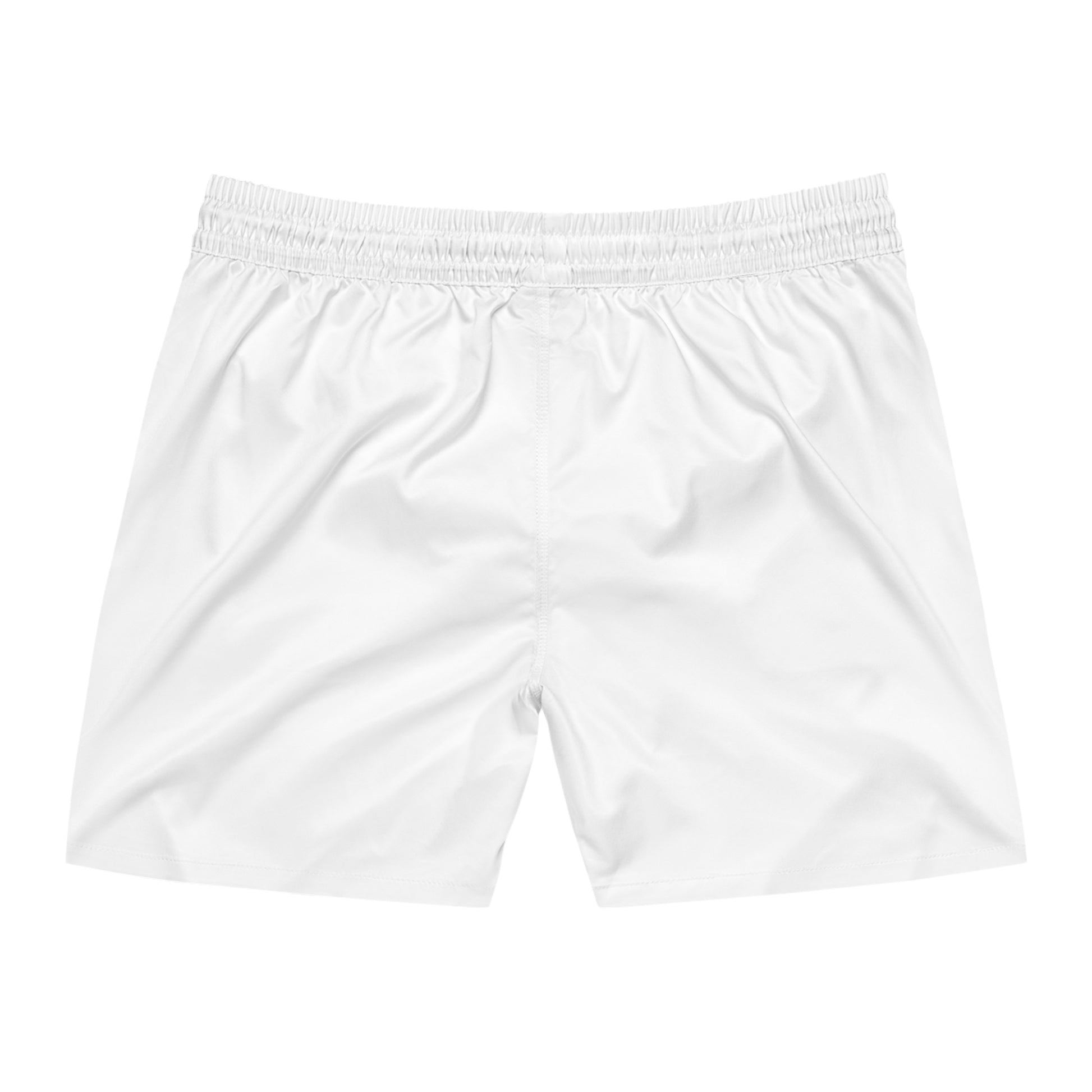 SNRUE® Signature Badeshorts – Weiße Edition 