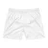 SNRUE® Signature Swim Shorts – White Edition