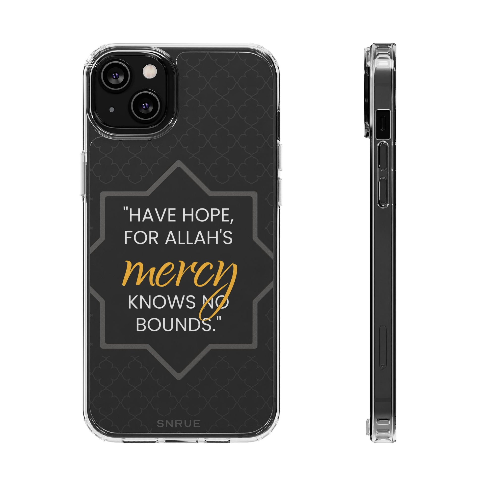 Faith Clear Phone Case von SNRUE® 