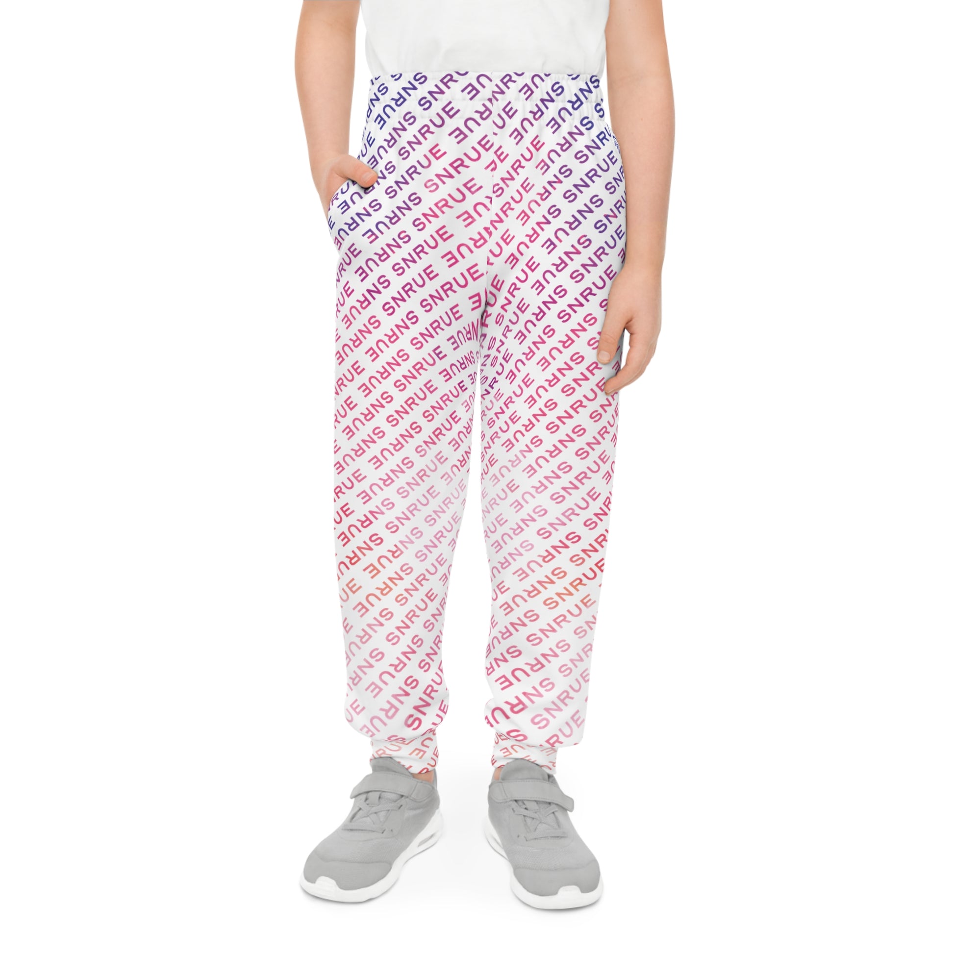 SNRUE® Gradient Logo Joggers – Kids