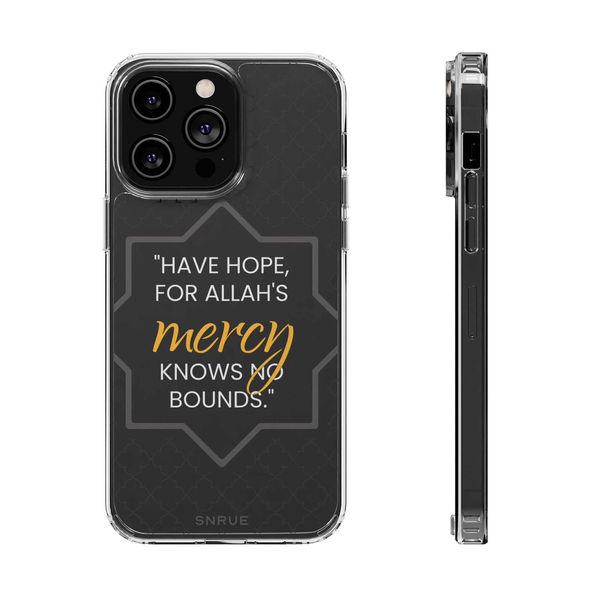 Faith Clear Phone Case von SNRUE® 