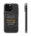 Faith Clear Phone Case by SNRUE®