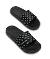 SNRUE® Luxe Comfort Slides – Black Edition