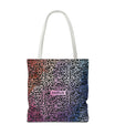 Vibrant Calligraphy Tote Bag by SNRUE®