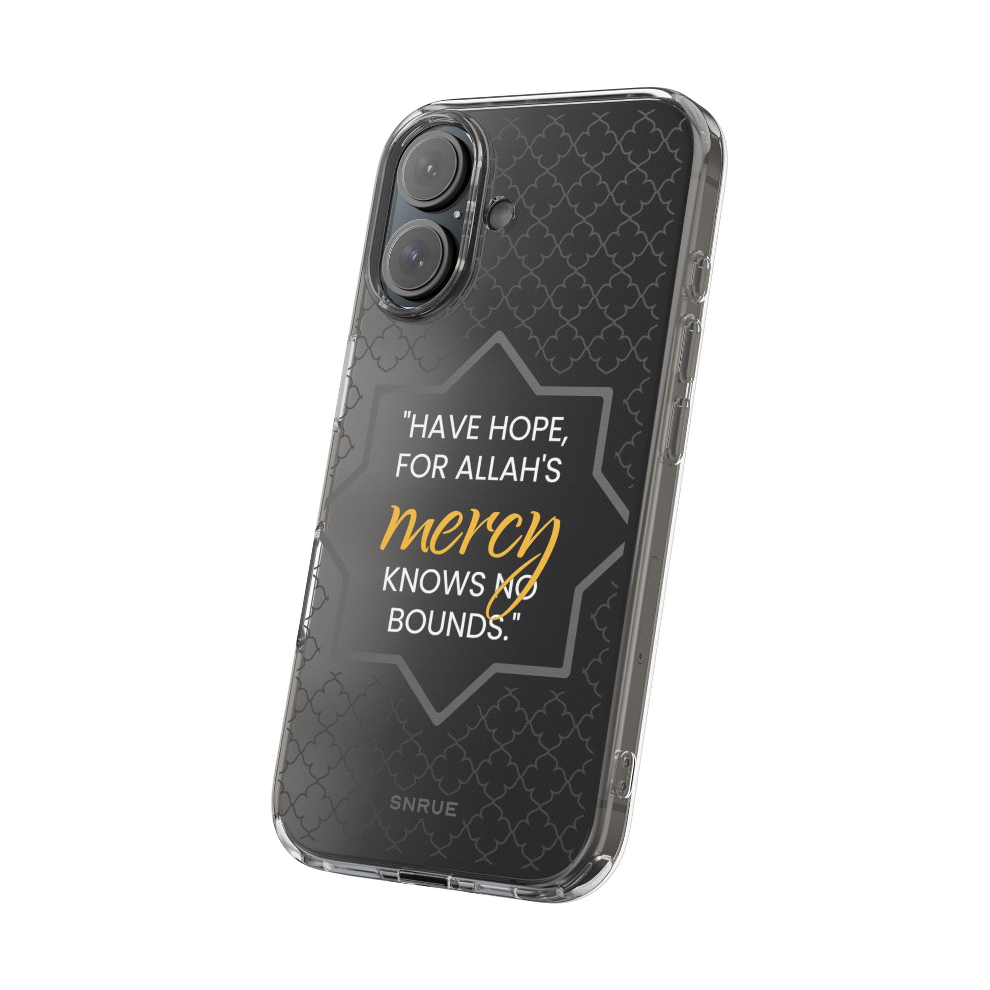 Faith Clear Phone Case von SNRUE® 