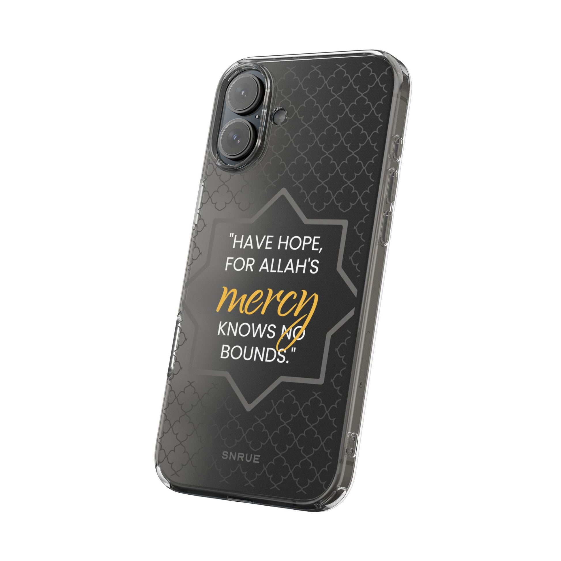 Faith Clear Phone Case von SNRUE® 