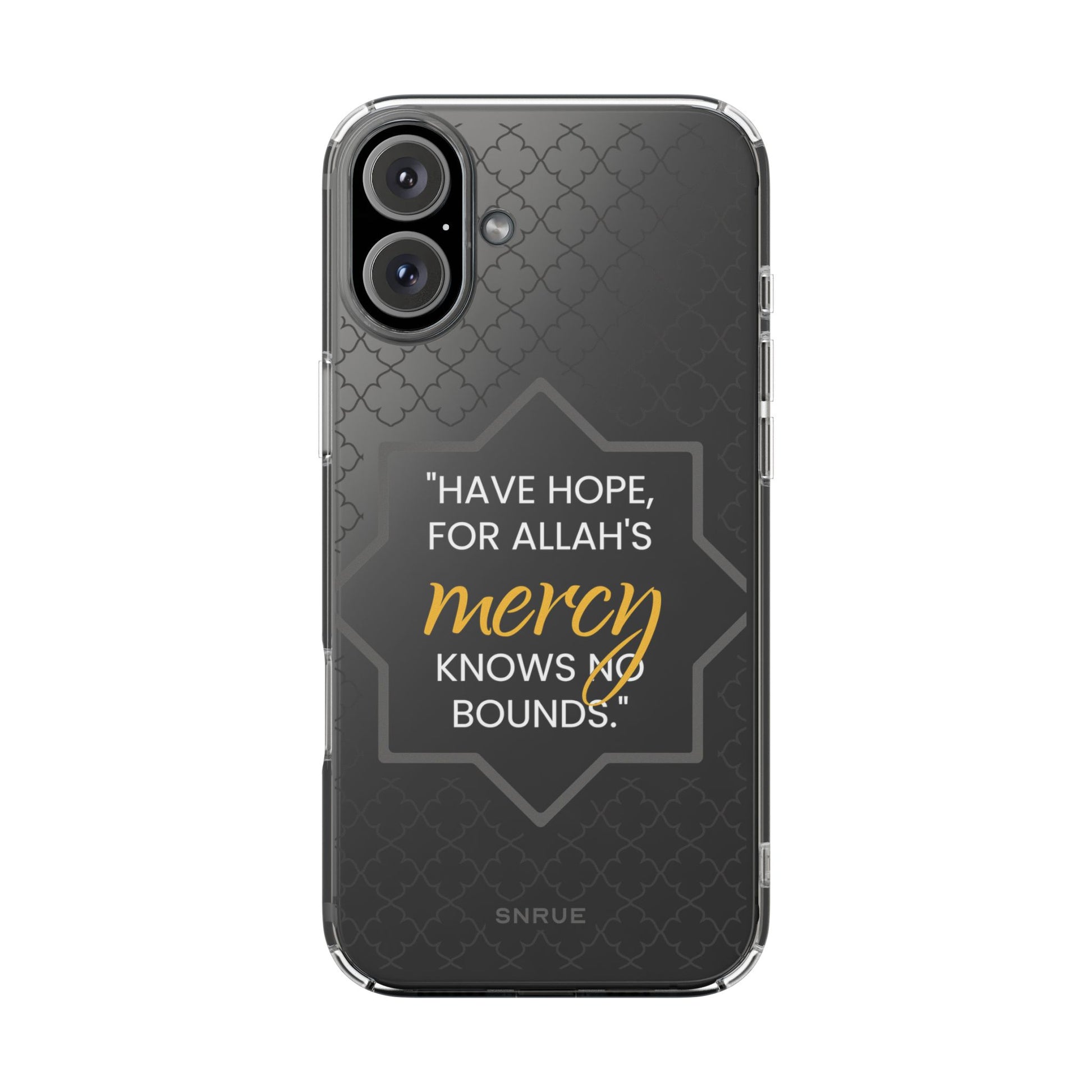 Faith Clear Phone Case von SNRUE® 