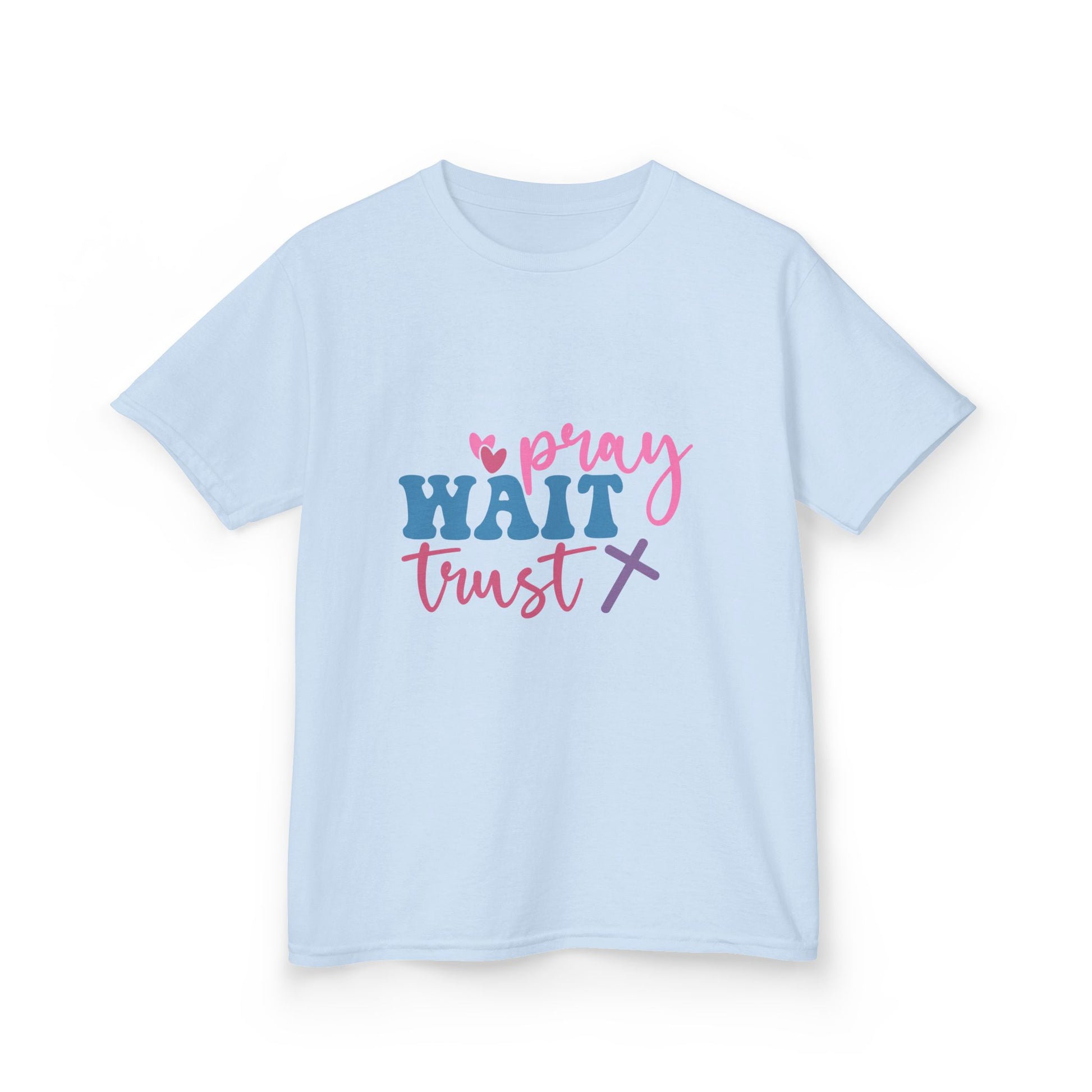 Pray, Wait, Trust Tee for Kids by SNRUE®