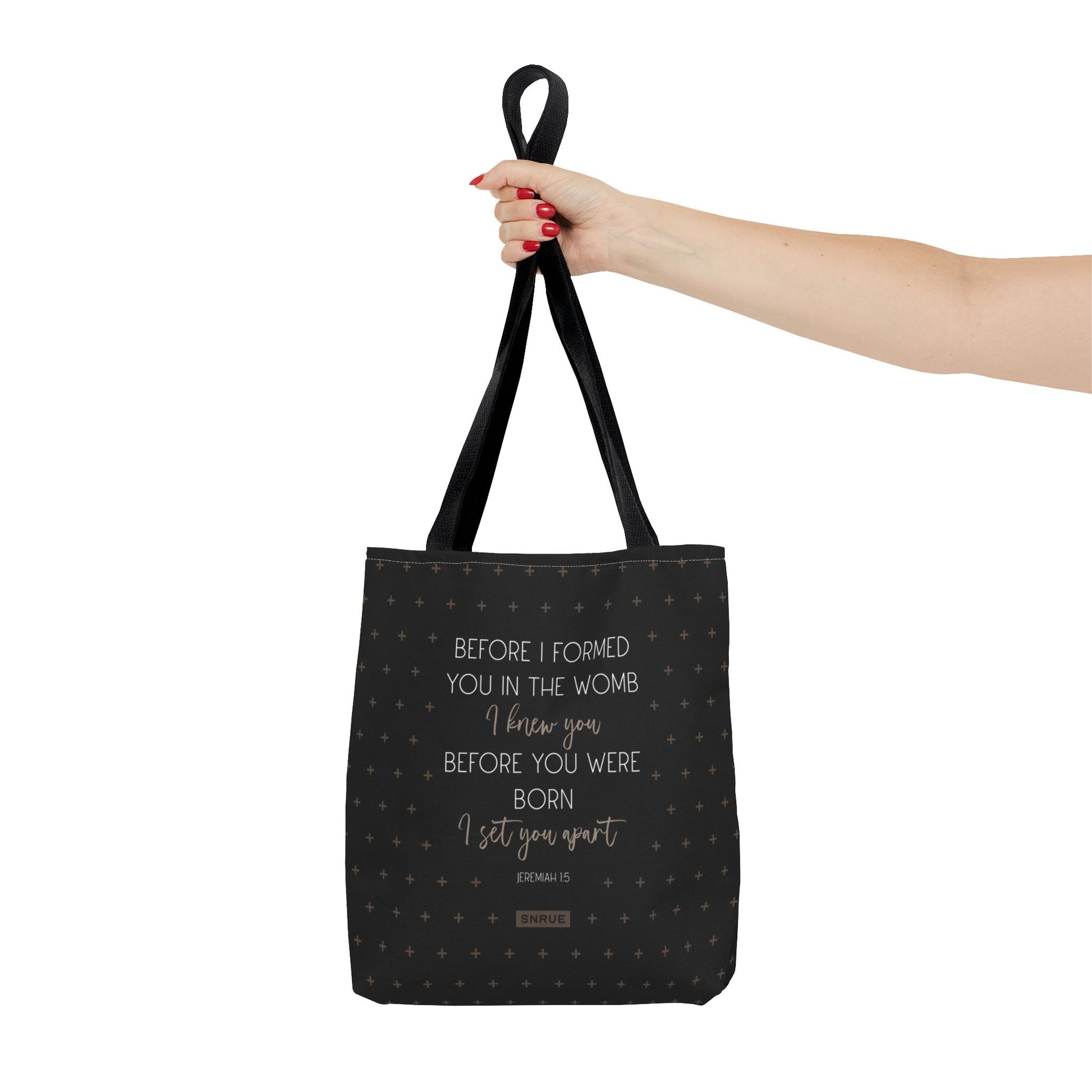 Faith & Purpose Tote Bag von SNRUE® 