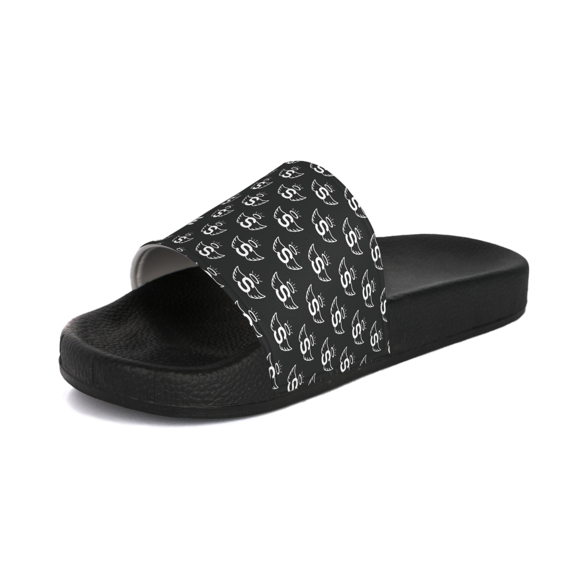 SNRUE® Luxe Comfort Slides – Black Edition