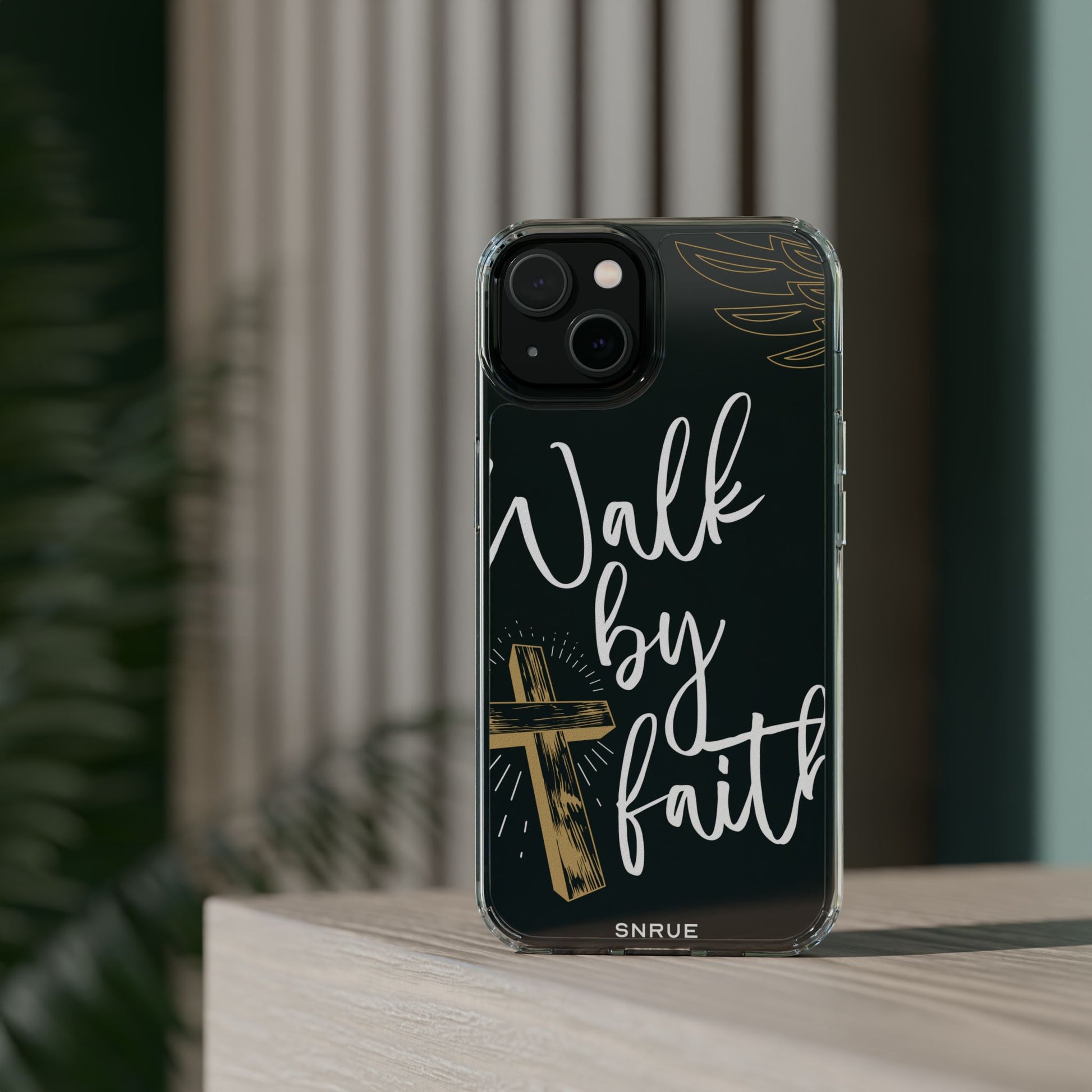 Estuche para teléfono 'Walk by Faith' de SNRUE® 