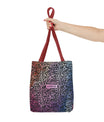 Vibrant Calligraphy Tote Bag by SNRUE®