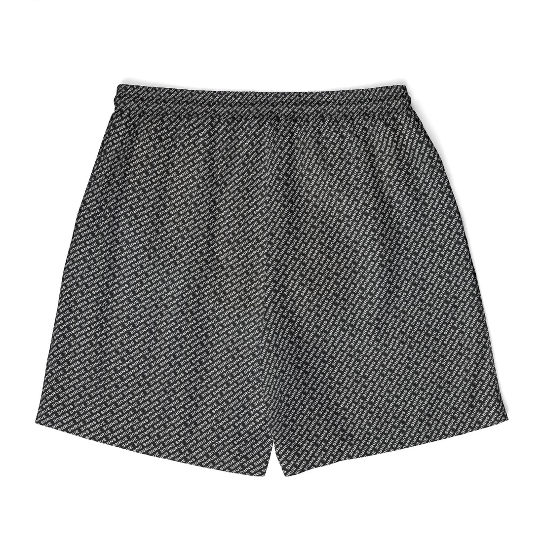 SNRUE® Monogram Lounge Shorts – Edición Negra 