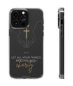 Coque de téléphone Charity & Faith par SNRUE® 