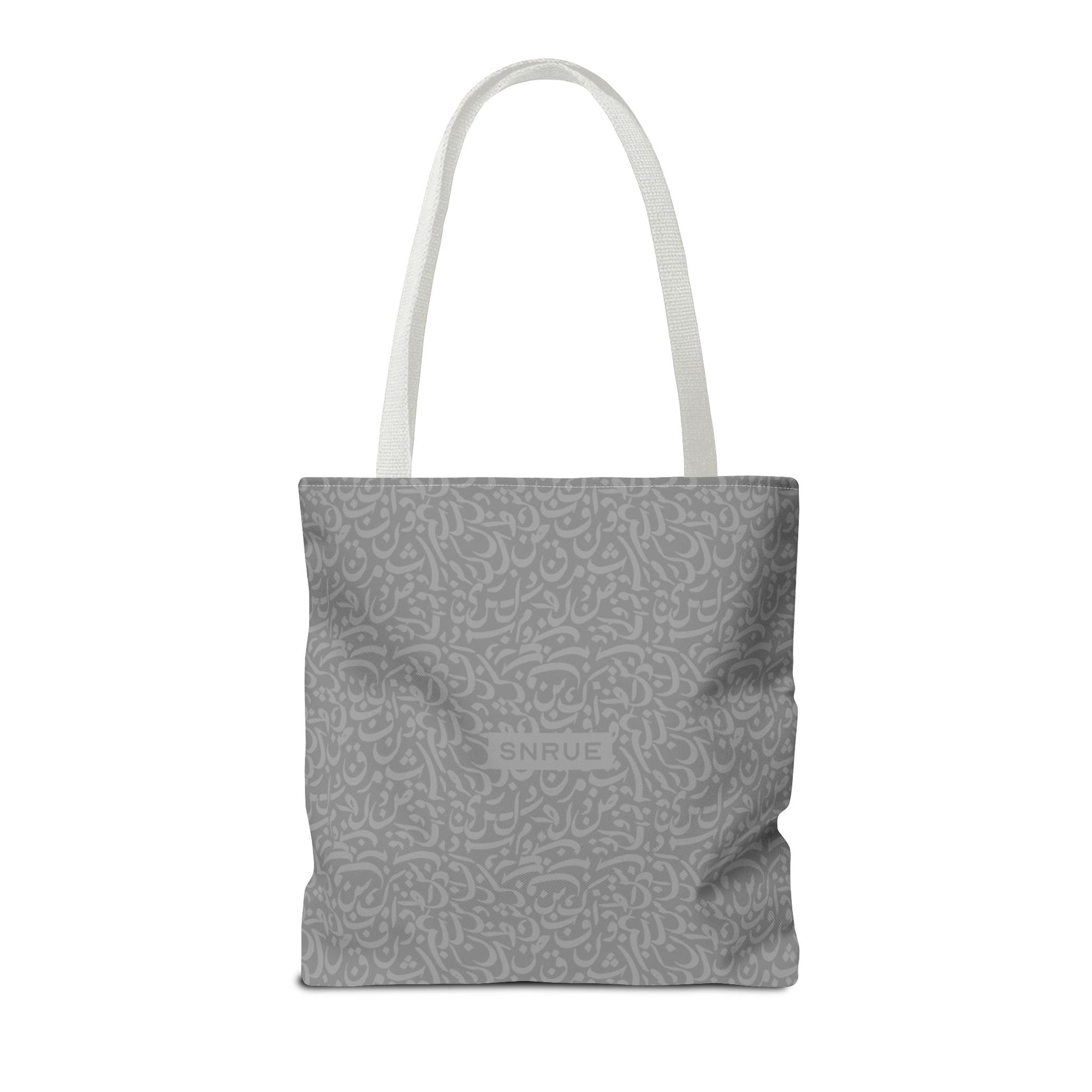 Saco Tote de Caligrafia Monocromática por SNRUE® 