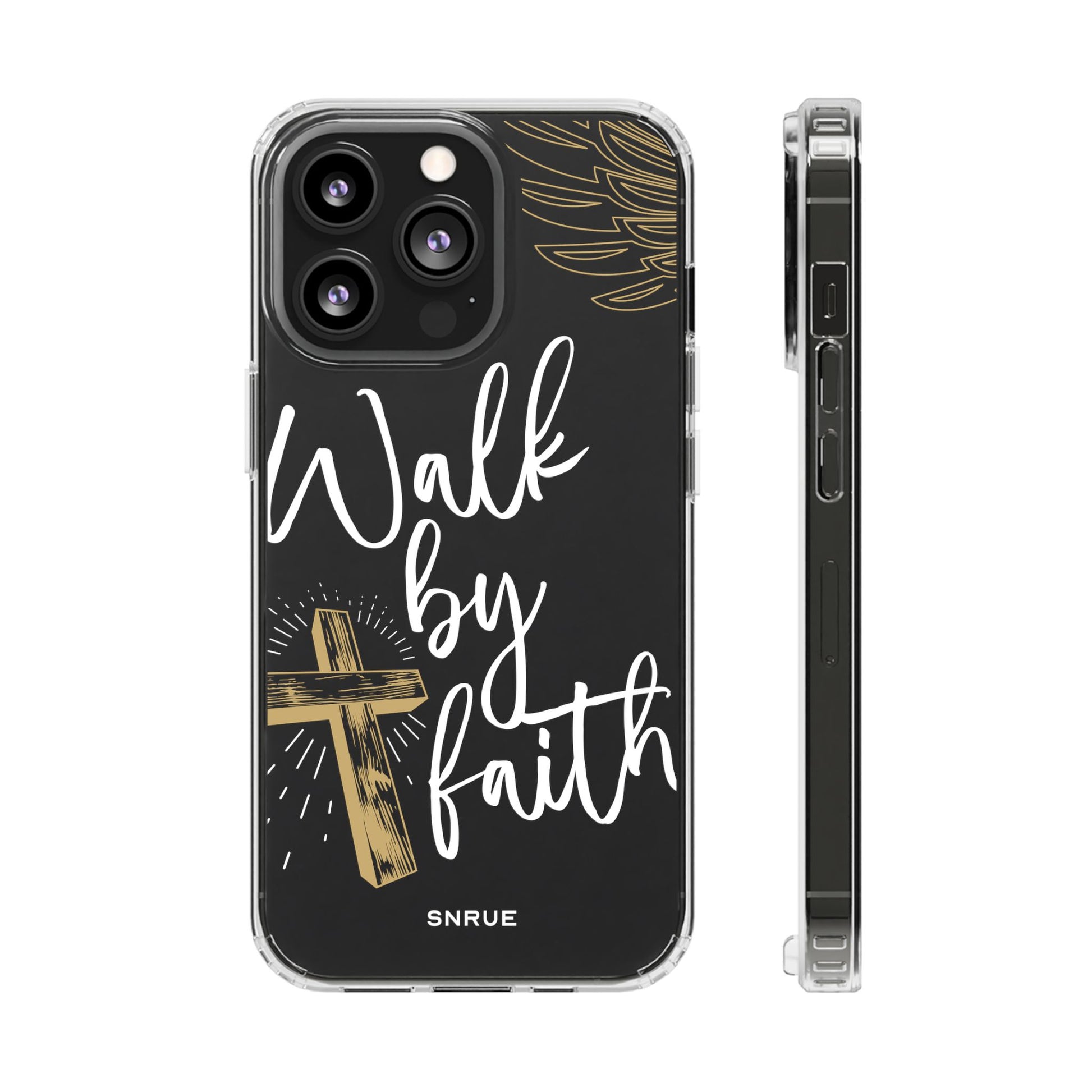 Coque de téléphone Walk by Faith par SNRUE® 