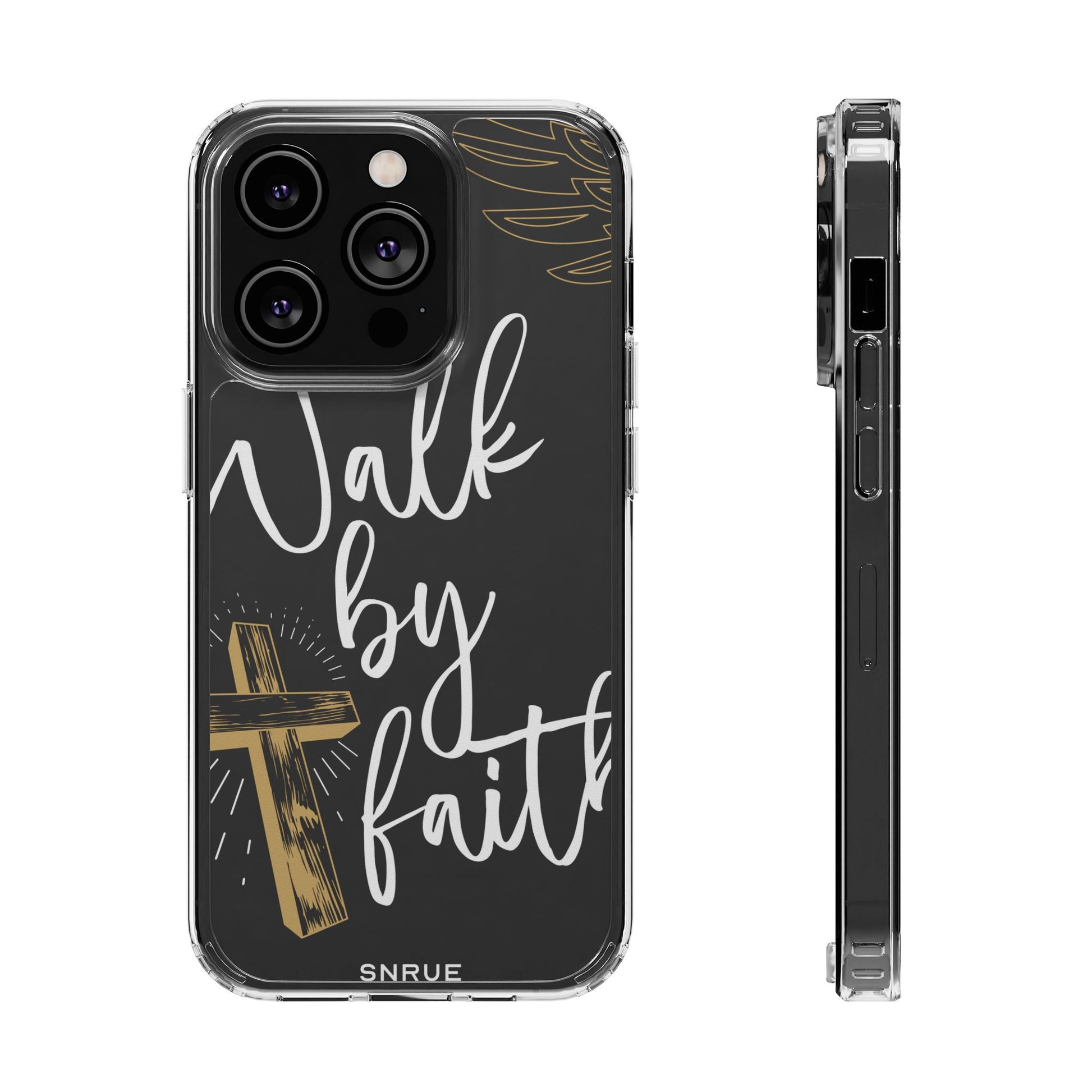 Coque de téléphone Walk by Faith par SNRUE® 