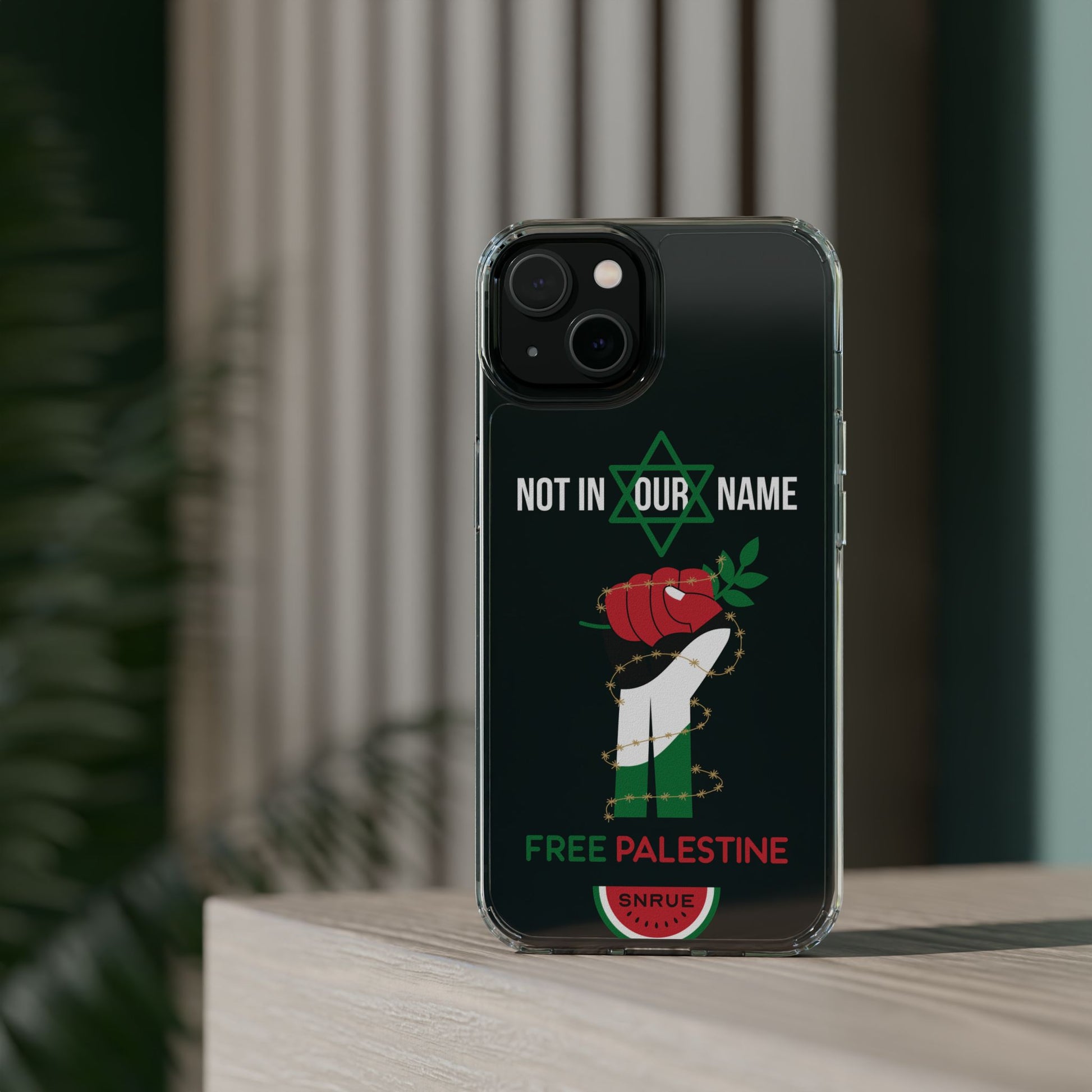 Capa de Telefone Free Palestine da SNRUE® 