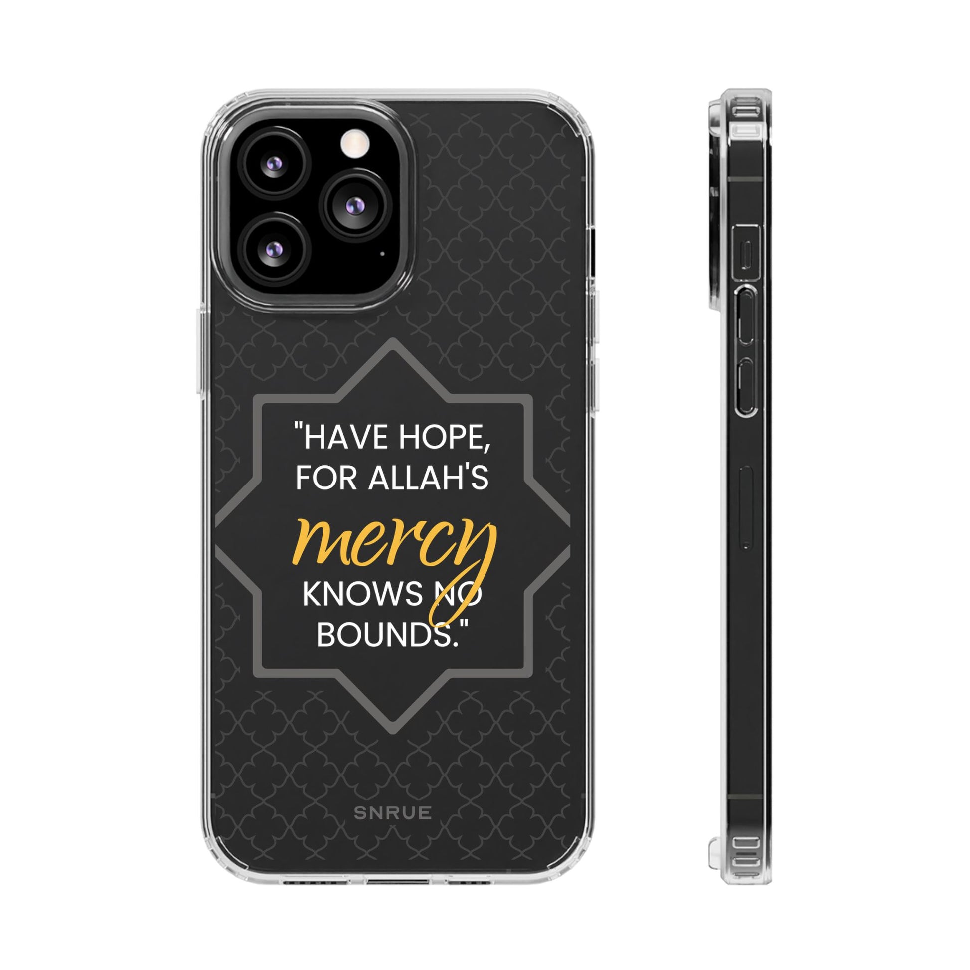 Faith Clear Phone Case von SNRUE® 