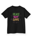 Peace, Joy & Love Tee for Kids by SNRUE®