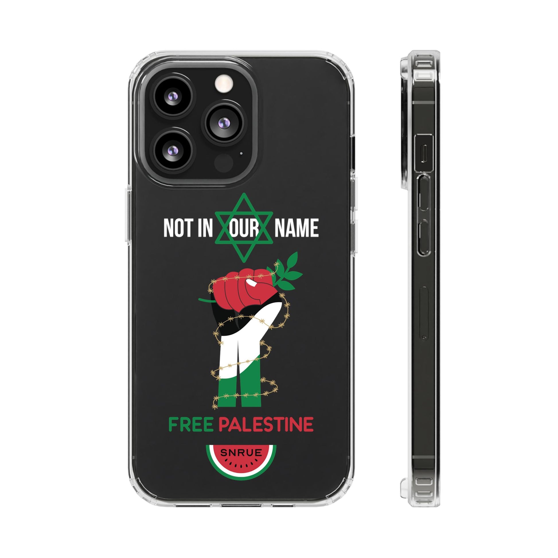 Capa de Telefone Free Palestine da SNRUE® 