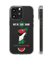 Capa de Telefone Free Palestine da SNRUE® 