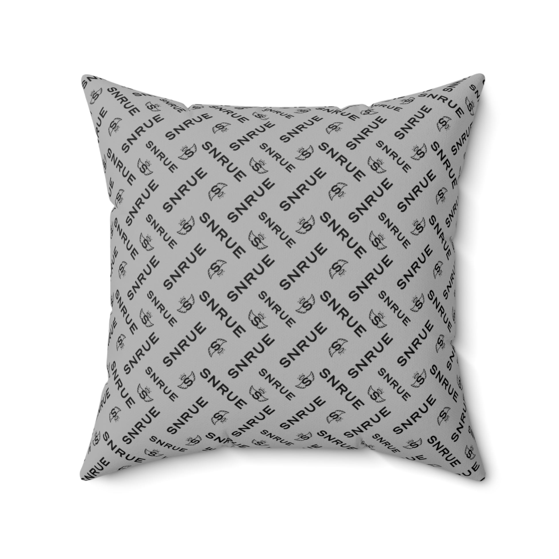 SNRUE® Luxe Monogram Pillow