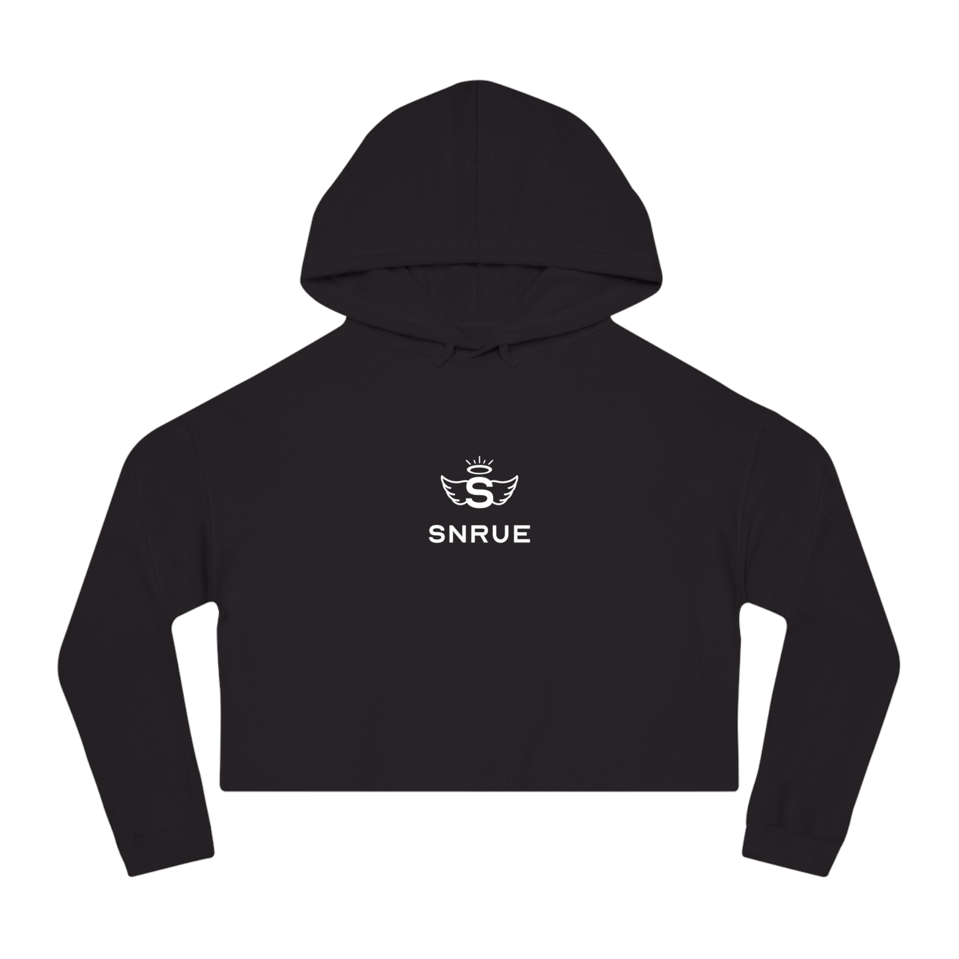 Sudadera con capucha recortada elevada por SNRUE® 