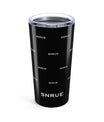 Vaso térmico de acero inoxidable de 20oz por SNRUE® 