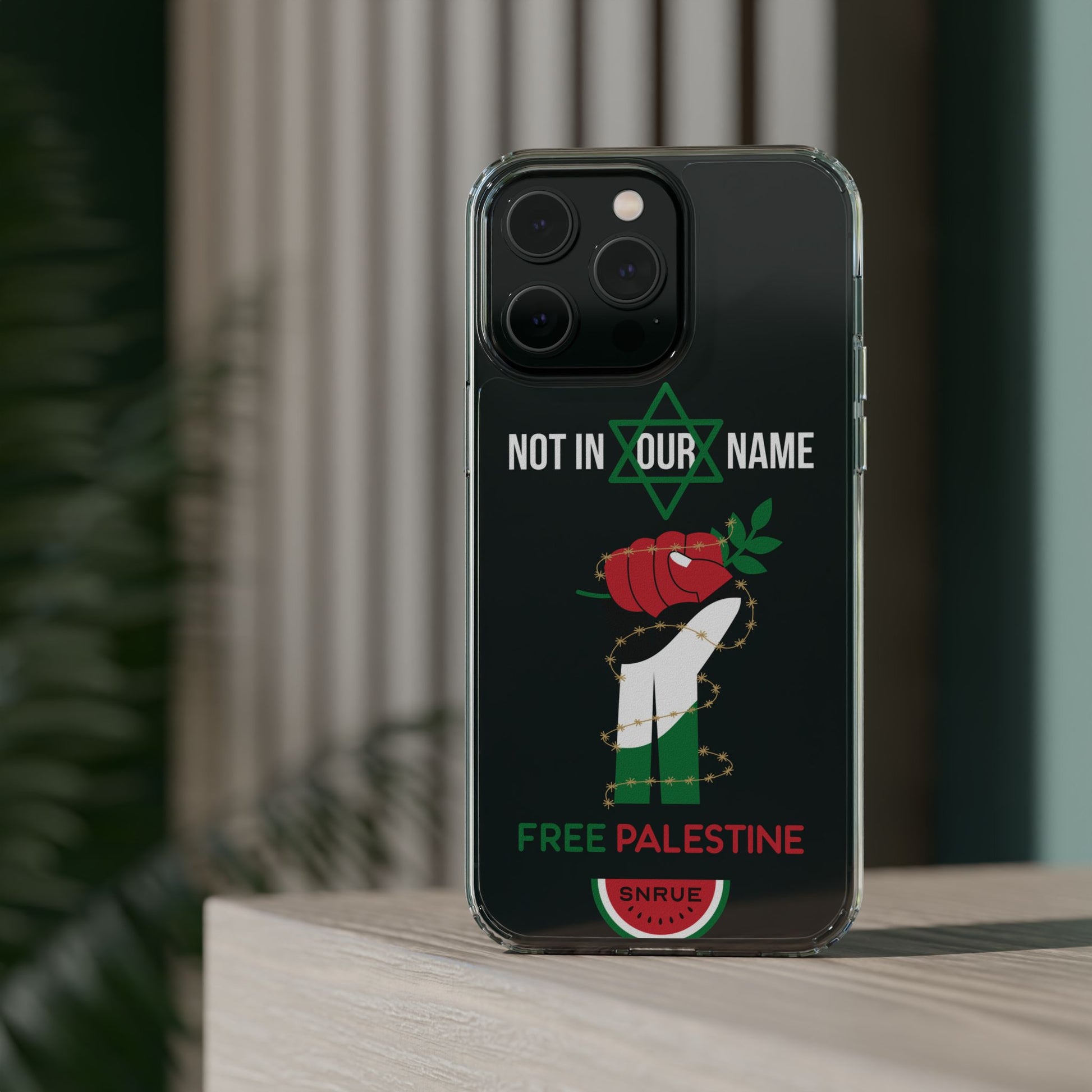 Capa de Telefone Free Palestine da SNRUE® 