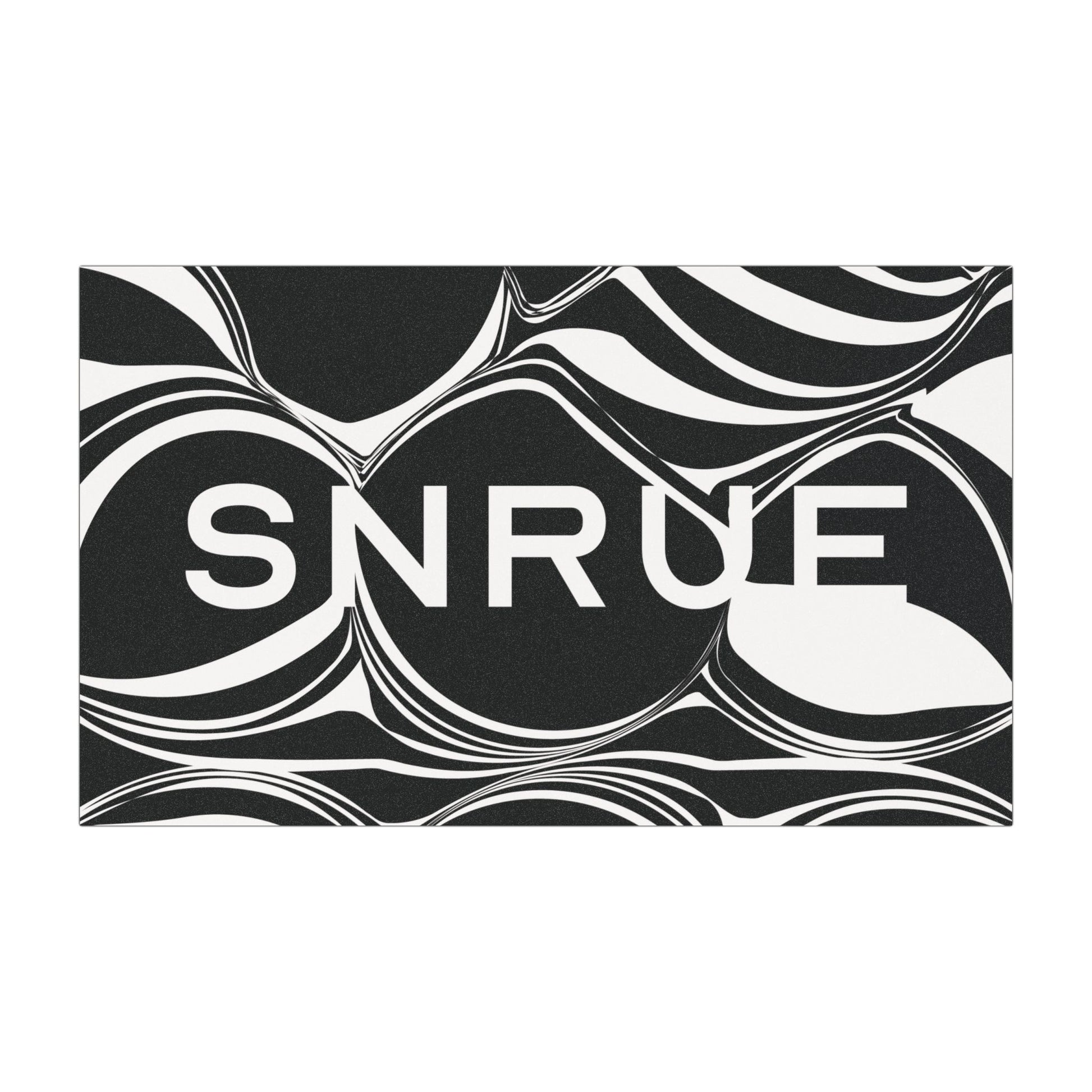 SNRUE® Black Wave Car Magnet