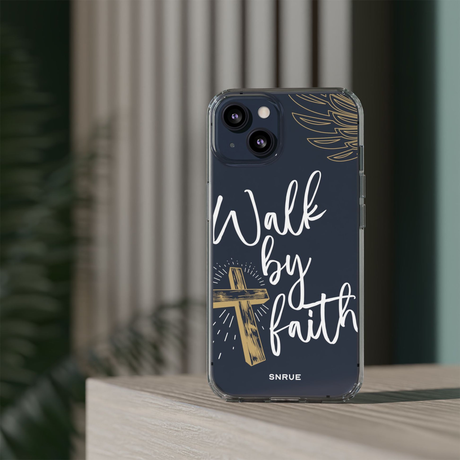 Coque de téléphone Walk by Faith par SNRUE® 