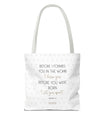 Faith & Purpose Tote Bag - Weiße Edition von SNRUE® 