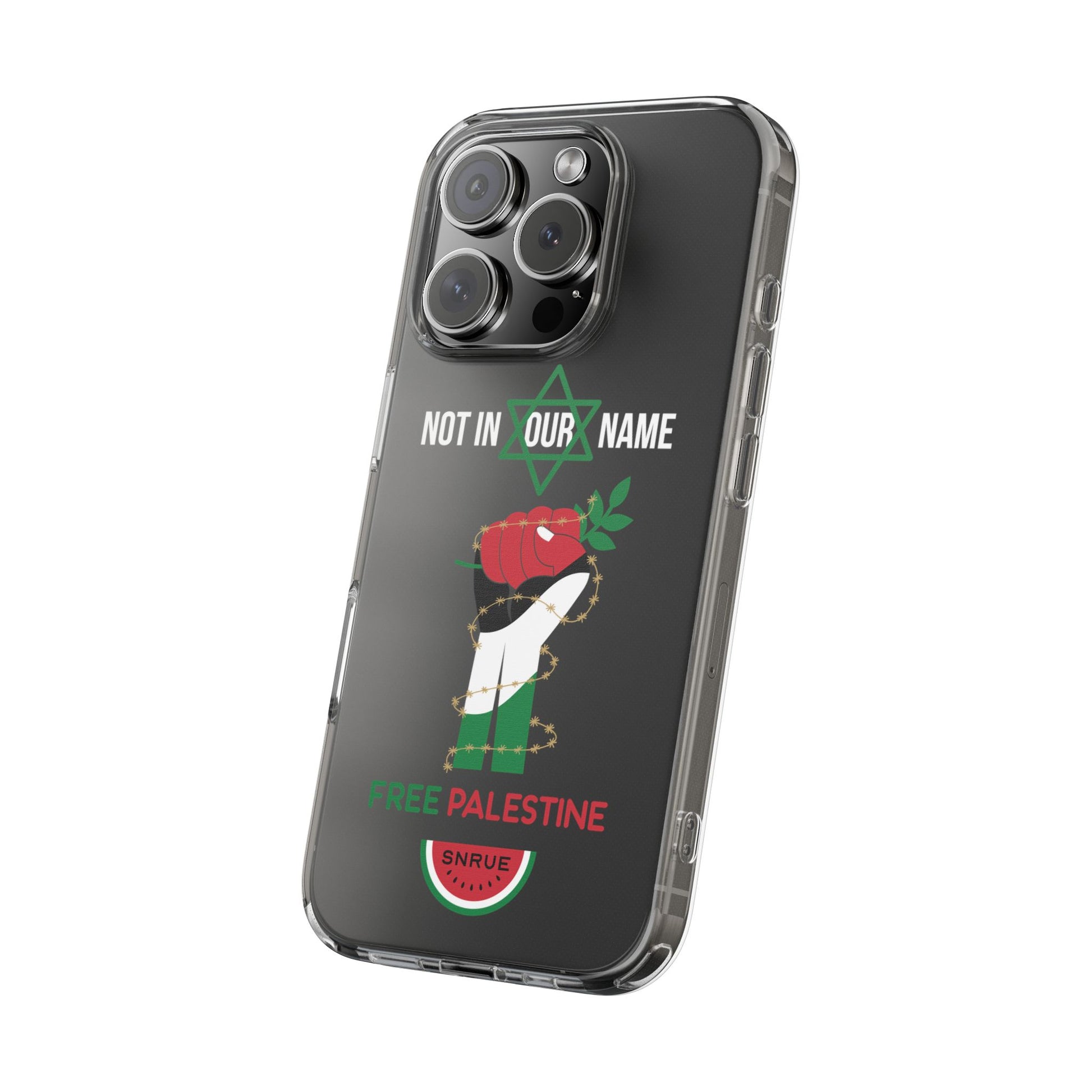 Capa de Telefone Free Palestine da SNRUE® 