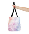 Pastel Calligraphy Tote Bag by SNRUE®