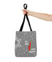 Palestine Solidarity Tote Bag – Gray Edition by SNRUE®