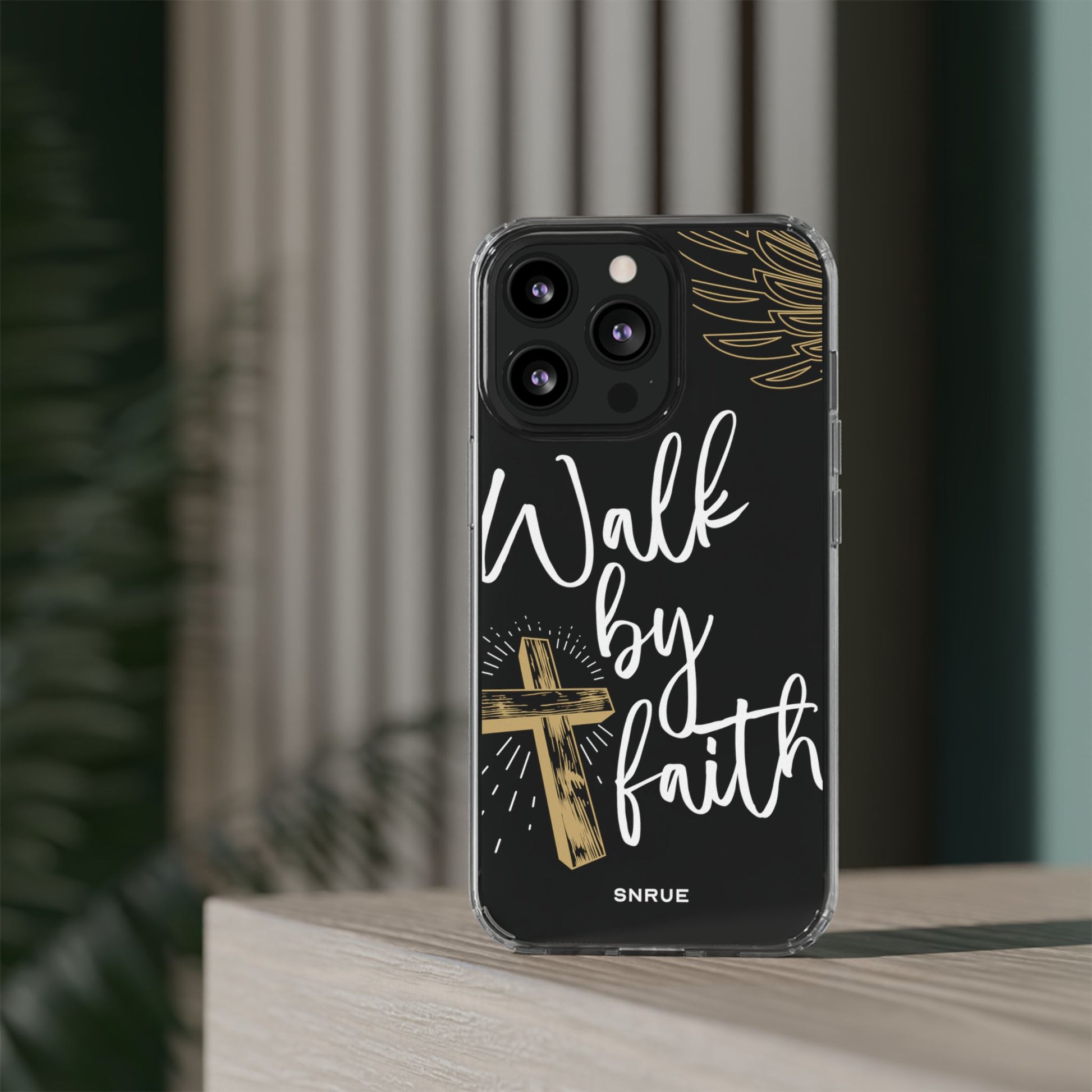 Estuche para teléfono 'Walk by Faith' de SNRUE® 