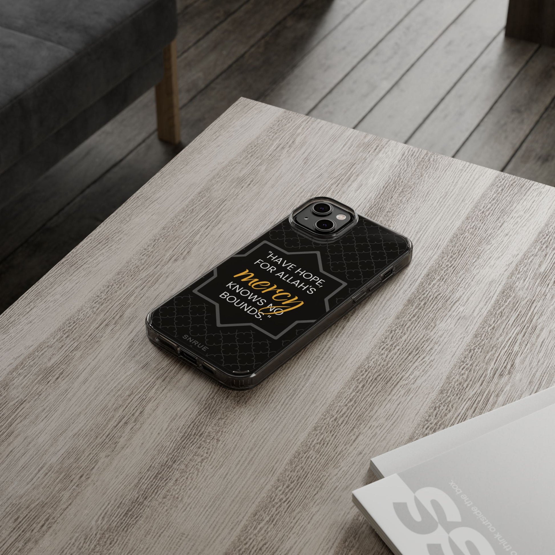 Faith Clear Phone Case von SNRUE® 